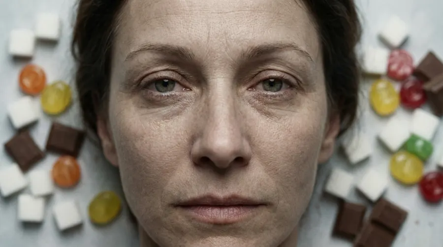 Wpływ nadmiaru cukru i słodyczy na wygląd twarzy