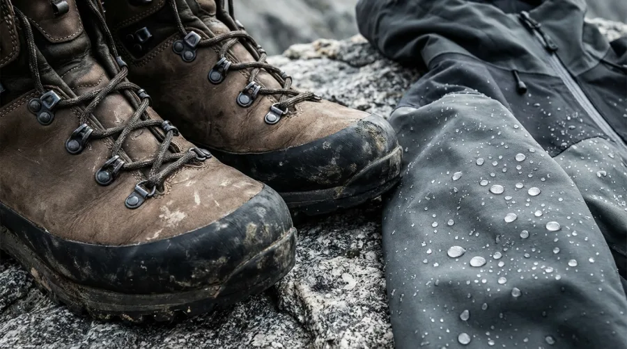 Wytrzymała odzież outdoorowa i obuwie trekkingowe w górach