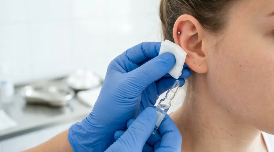 Zestaw do pielęgnacji świeżego miejsca przekłucia