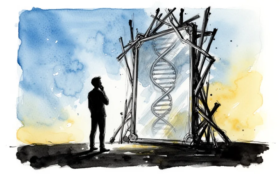 człowiek szukający tożsamości symbolika dna sennik