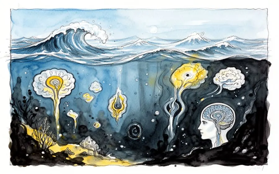 Głębia oceanu jako symbol ludzkiej podświadomości