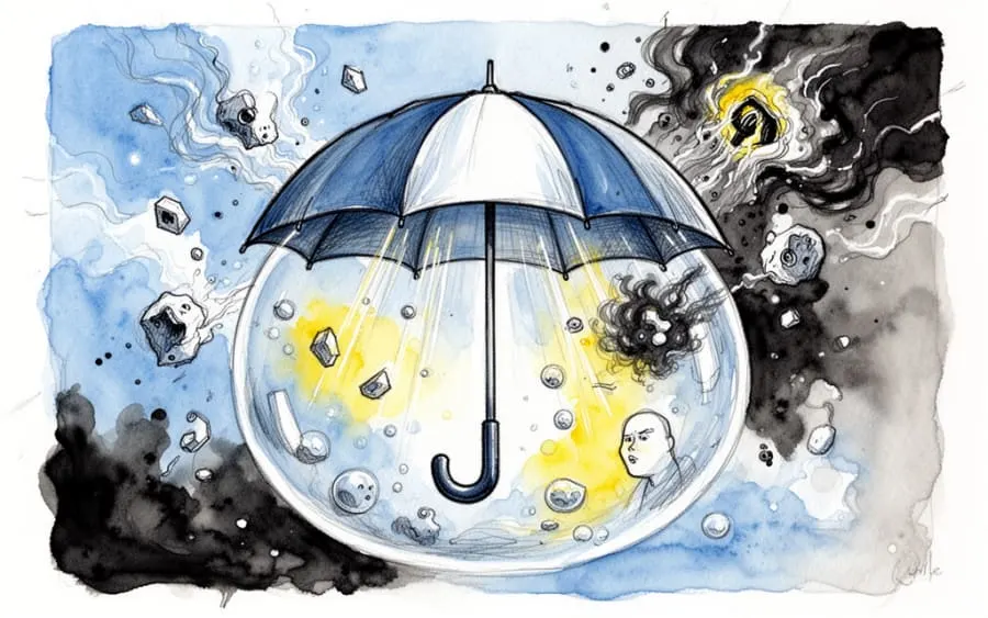 parasol jako tarcza ochronna psychologia snu