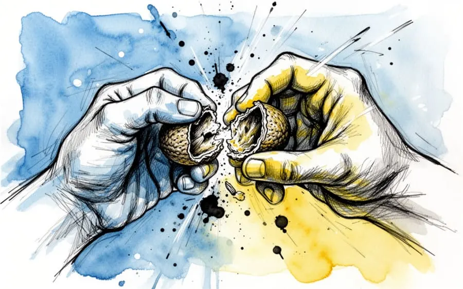 Rozłupywanie orzechów dziadkiem sennik interpretacja