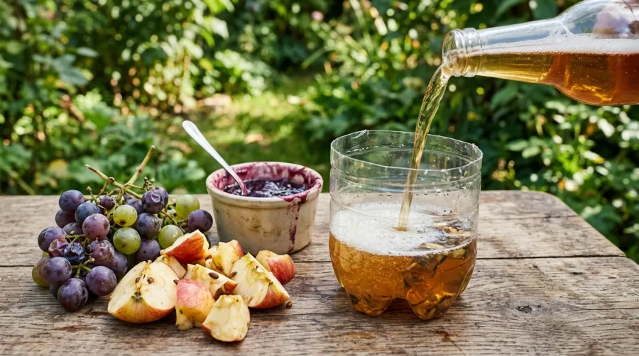 Przygotowanie fermentującego wabika na szerszenie z piwa i owoców
